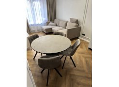 Керамический стол Барел 110 krater perla repose / черный фото покупателя 17