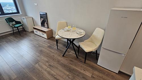 Стул на металлокаркасе Kora green / black фото покупателя 361