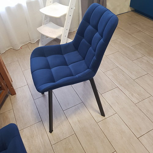 Стул на металлокаркасе Челси бирюзовый / черный фото покупателя 196