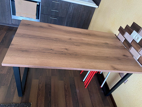 Стол раскладной Лота Лофт 120 25 мм юта / черный матовый фото покупателя 122