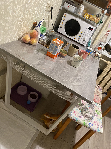 Деревянный стол Лота Лофт 120x75 дуб крафт табачный / черный матовый фото покупателя 633