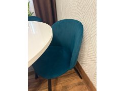 Стул на металлокаркасе Gabi green / black фото покупателя 637