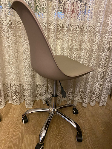 Компьютерное кресло Kolin с подушкой clear / white фото покупателя 359