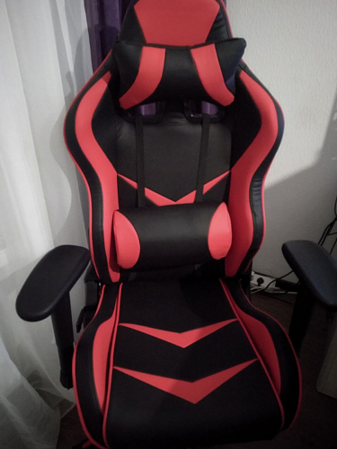 Компьютерное кресло Racer черное / бежевое фото покупателя 159