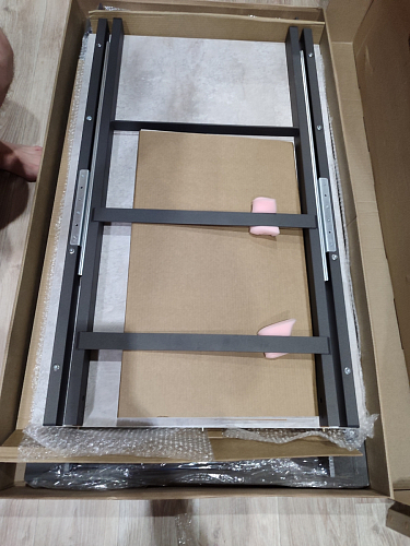 Стол Центавр бетон / графит фото покупателя 59