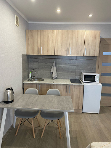 Стол Тринити Лофт 120 32 мм бетон / черный матовый фото покупателя 462