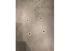 Стол Тринити Лофт 120 32 мм бетон / черный матовый фото покупателя 24