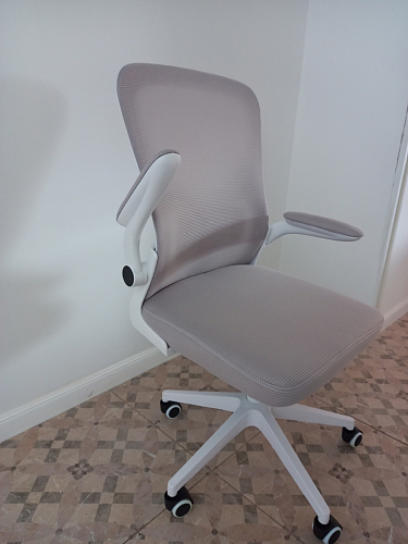 Компьютерное кресло Konfi light gray / blue / white фото покупателя 31