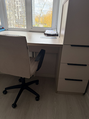 Компьютерное кресло Spark/Спарк флок бежевый 7 фото покупателя 12