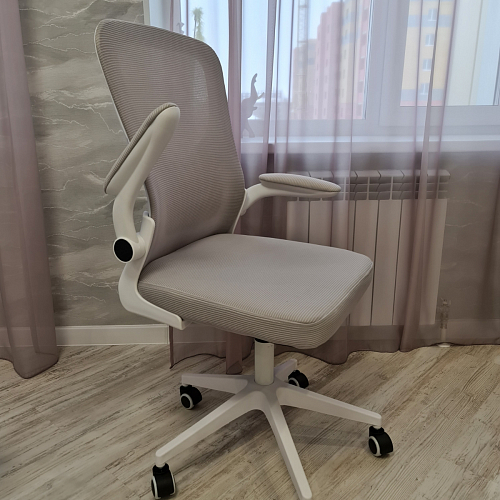 Компьютерное кресло Konfi light gray / blue / white фото покупателя 130