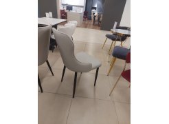 Стул на металлокаркасе Neli beige / black из шоурума 3