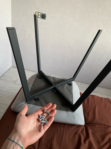 Стул на металлокаркасе Челси К крутящийся бирюзовый / черный фото покупателя 192