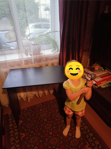 Стол письменный Kiwi дуб молочный  - Уцененный экземпляр фото покупателя 151