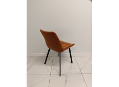 Стул на металлокаркасе Челси кирпичный / черный из шоурума 3