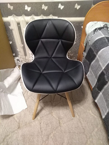 Деревянный стул PC-027 black / white фото покупателя 14