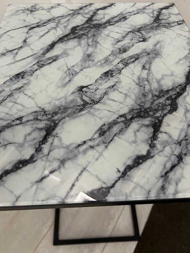 Журнальный столик Геркулес королевский мрамор фото покупателя 3