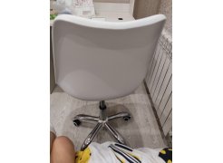 Компьютерное кресло Kolin с подушкой clear / white фото покупателя 107