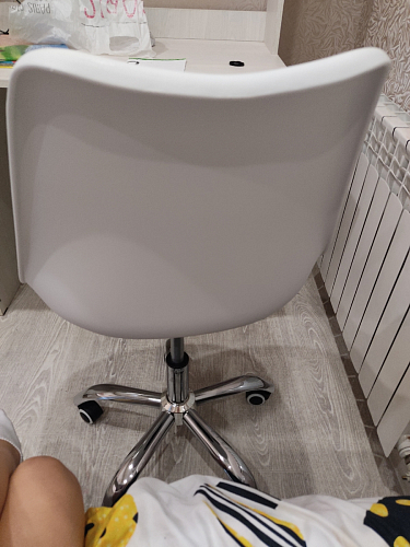 Компьютерное кресло Kolin с подушкой clear / white фото покупателя 107