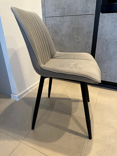 Комплект стульев Вейв 4 шт светло-серый / черный фото покупателя 41