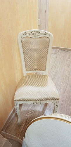 Кресло Клето патина золото / ромб фото покупателя 12