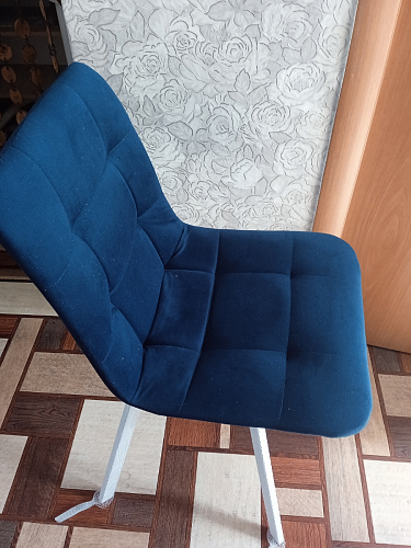 Комплект из "Стул на металлокаркасе Чилли розовый / черный каркас" 2 шт. фото покупателя 1262