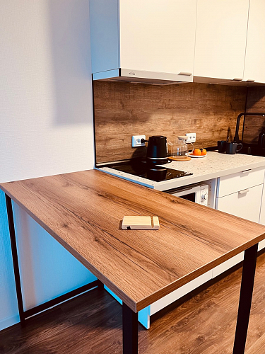 Барная стойка Дилан Лофт 120х40х90 бетон светлый фото покупателя 178