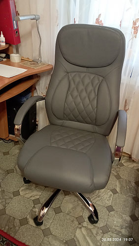 Компьютерное кресло Tron gray fabric фото покупателя 15