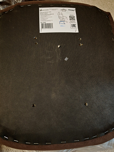 Компьютерное кресло Driver/Драйвер кожзам черный / ткань черный фото покупателя 26