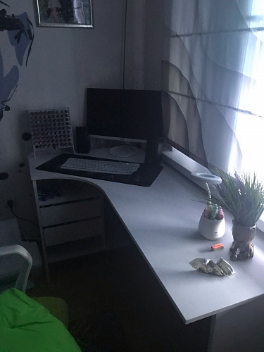 Письменный стол СПм-25 правый белый фото покупателя 47