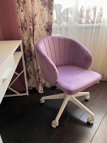 Компьютерное кресло Пард confetti silver серый / черный фото покупателя 48