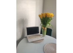 Стеклянный стол Tulip 90 black фото покупателя 2