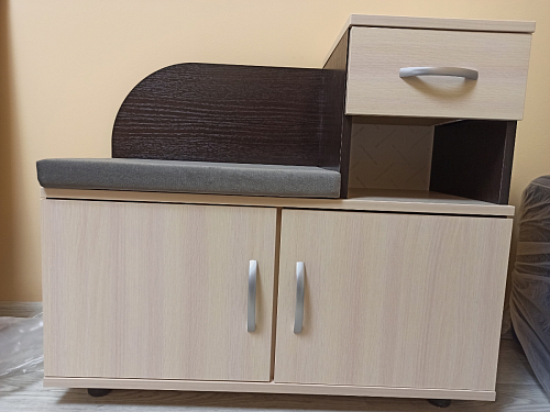 Обувница Аврора дуб млечный / венге фото покупателя 26