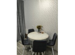 Стул на металлокаркасе Чилли светло-серый / черный фото покупателя 384