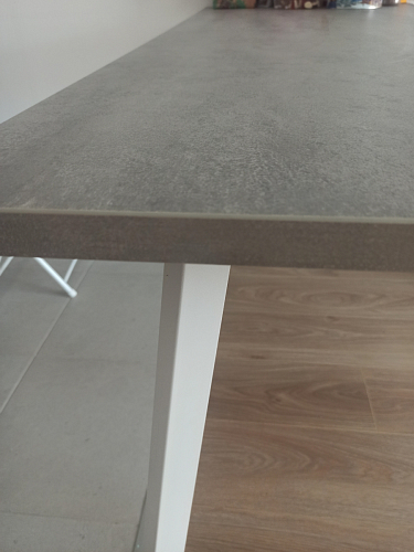 Стол Тринити Лофт 120 32 мм дуб галифакс табако / черный матовый фото покупателя 492