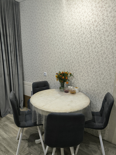 Стул на металлокаркасе Чилли К черный / зеленый фото покупателя 384