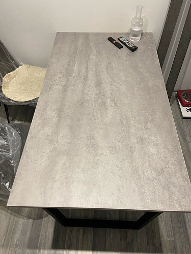 Деревянный стол Лота Лофт 120x75 дуб крафт табачный / черный матовый фото покупателя 885