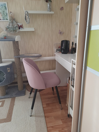 Стул на металлокаркасе Gabi gray / black фото покупателя 492