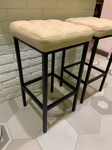 Барный стул Лофт катания лаванда / белый матовый фото покупателя 51