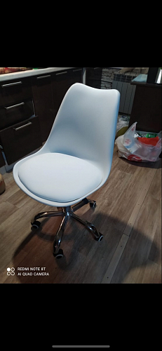 Компьютерное кресло Kolin с подушкой clear / white фото покупателя 53