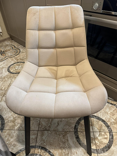 Стул на металлокаркасе Челси велюр коричневый / черный каркас фото покупателя 18