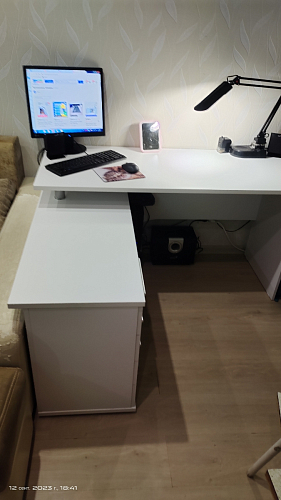 Компьютерный стол КСТ-109П правый венге фото покупателя 94