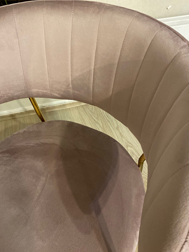 Стул на металлокаркасе Kamelia gold / gray фото покупателя 23