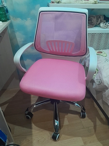 Компьютерное кресло Ergoplus light gray / white фото покупателя 12