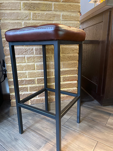 Барный стул Лофт катания лаванда / белый матовый фото покупателя 123