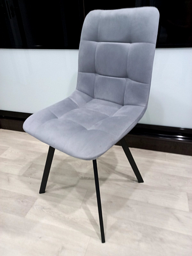 Стул на металлокаркасе Чилли синяя ткань / белый фото покупателя 802