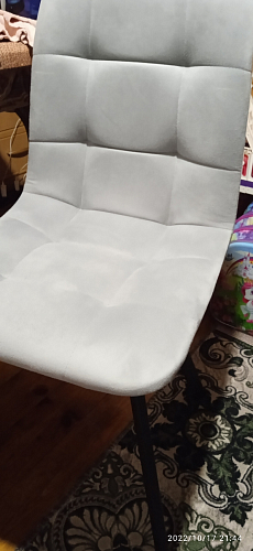 Стул на металлокаркасе Чилли зеленый / черный фото покупателя 897