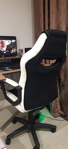 Компьютерное кресло Gamer черное / бежевое фото покупателя 165