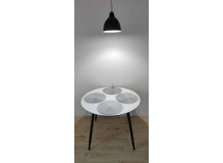 Стеклянный стол Анселм белый фото покупателя 2