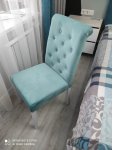 Стул Amelia white / fabric tiffany: отзыв о товаре