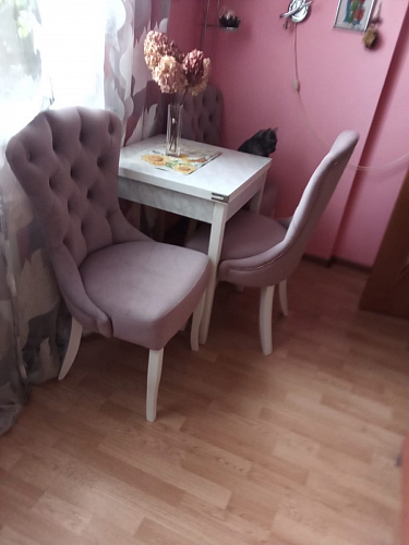 Деревянный стул Милано 1 бежевый / белый фото покупателя 50